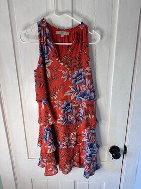 Ann Taylor Persimmon Trapeze Dress